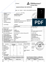 TUV Welder Approval Test Certificate