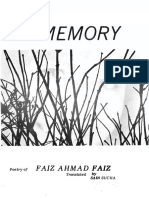 Faiz Ahmad Faiz, Sain Sucha-Memory - Poetry of Faiz Ahmad Faiz-Vudya Kitaban Forlag (1987) PDF