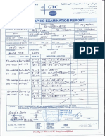 Radiographic Examination Report - Joint # FW-440, FW-441, FW-472 and FW-427A