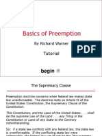 Basics of Preemption
