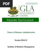 9 - MBA Course Outline 2014-15