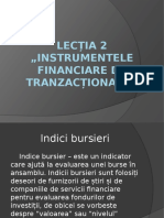 Lecția 2 Instrumentele Financiare de Tranzacționare