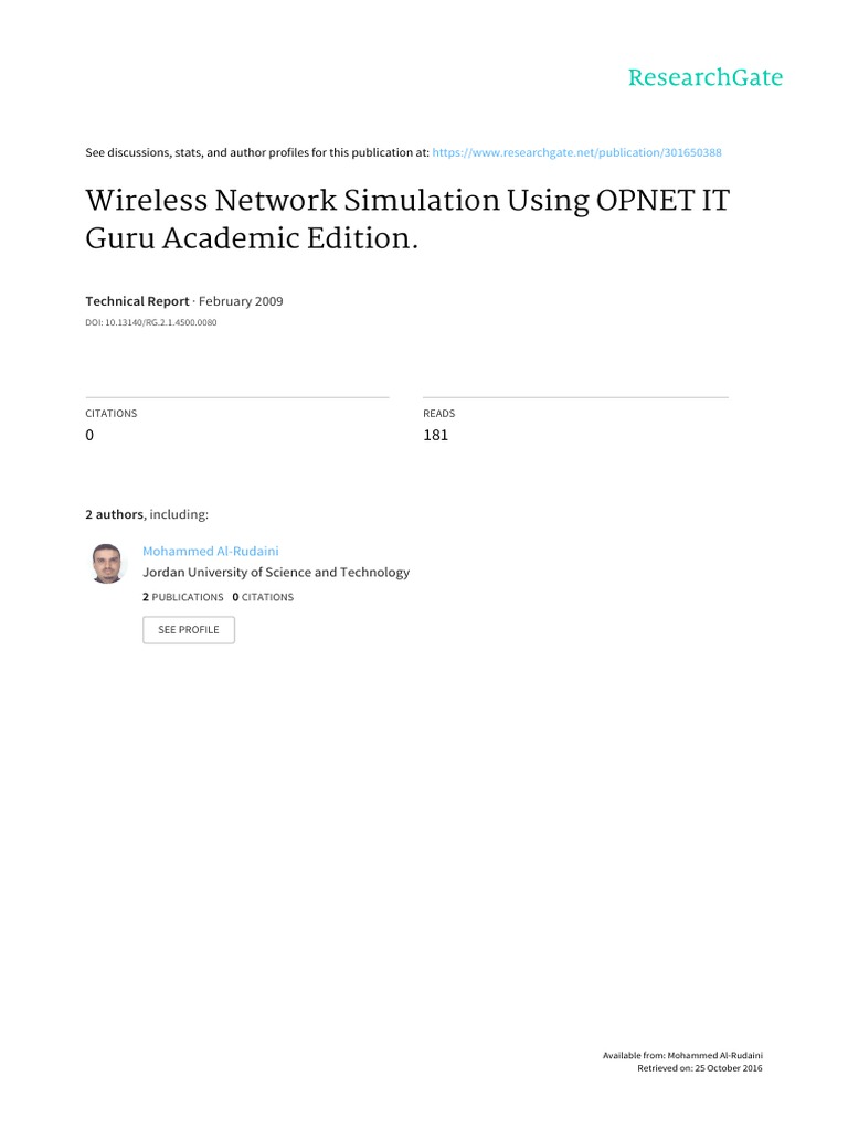 Wireless Network Simulation Overview | PDF | Wireless Lan | Local Area ...