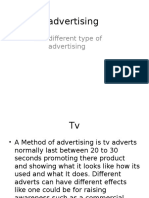 Advertising: The Different Type of Advertising