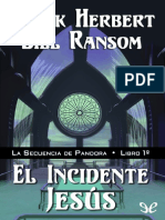 Frank Herbert & Bill Ransom - La Secuencia de Pandora 1 - El Incidente Jesús