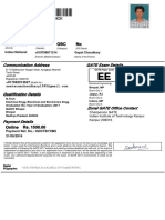GATE Form PDF