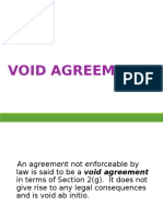 Void Agreements