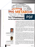 H, C Radiolabeled Compounds and Their Applications in Metabolism Study