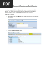 Copy IDOC From One SAP System To Other SAP System