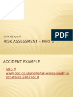 Risk Assessment - Part 2