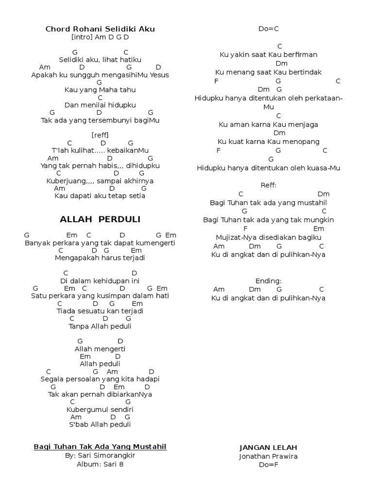 Lagu Rohani Pdf