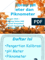 Kalibrasi PH Meter Dan Piknometer