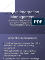 Project Integration Slidesppt3386