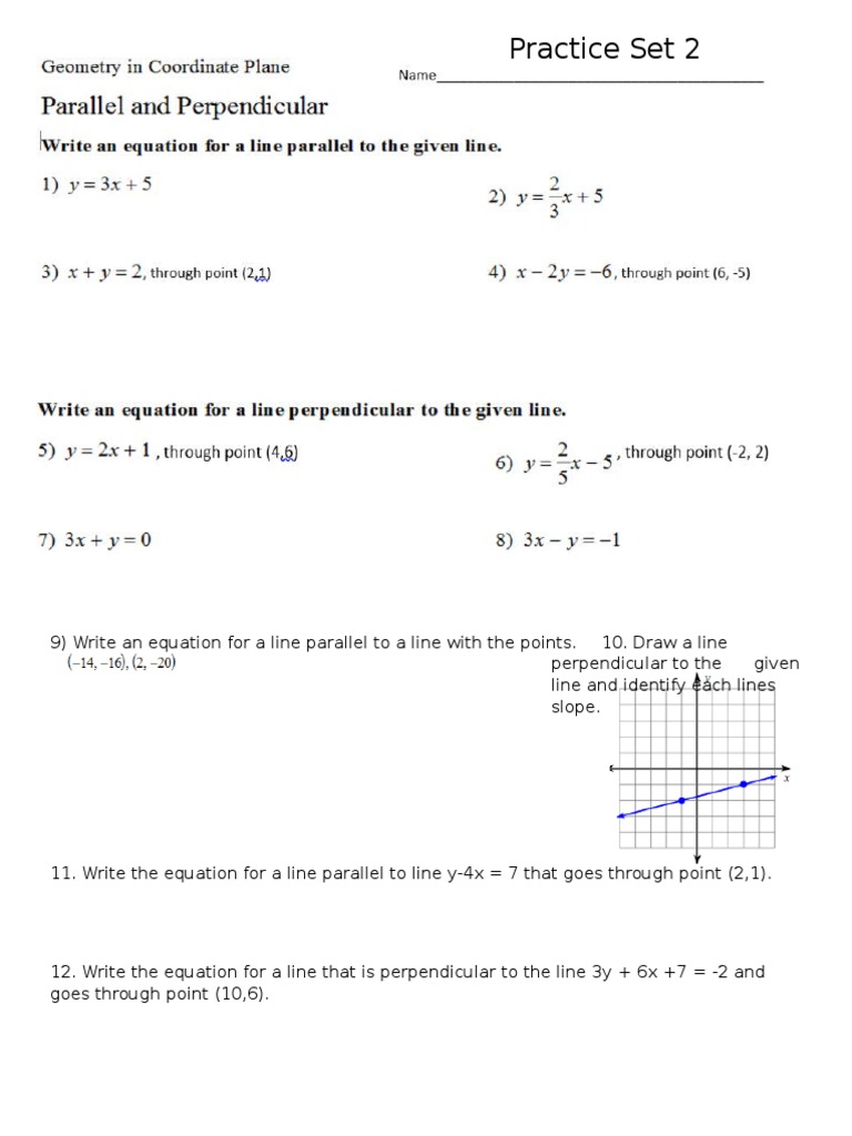 03 Parallelperpthroughapoint | PDF