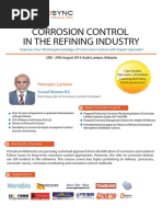 Corrosion Control in The Refining Industry: Petrosync Lecturer