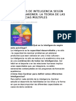 Los 8 Tipos de Inteligencia Según Howard Gardner