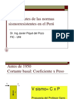 Normatividad Sismo Resistente en El Peru PDF