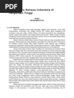 Download Pentingnya Bahasa Indonesia Di Perguruan Tinggi by Widi Sulistio SN330431557 doc pdf