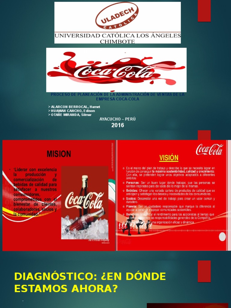 Coca Cola Diapositiva  Coca Cola  Producto (Negocio)