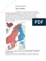 Languages of The Nordics