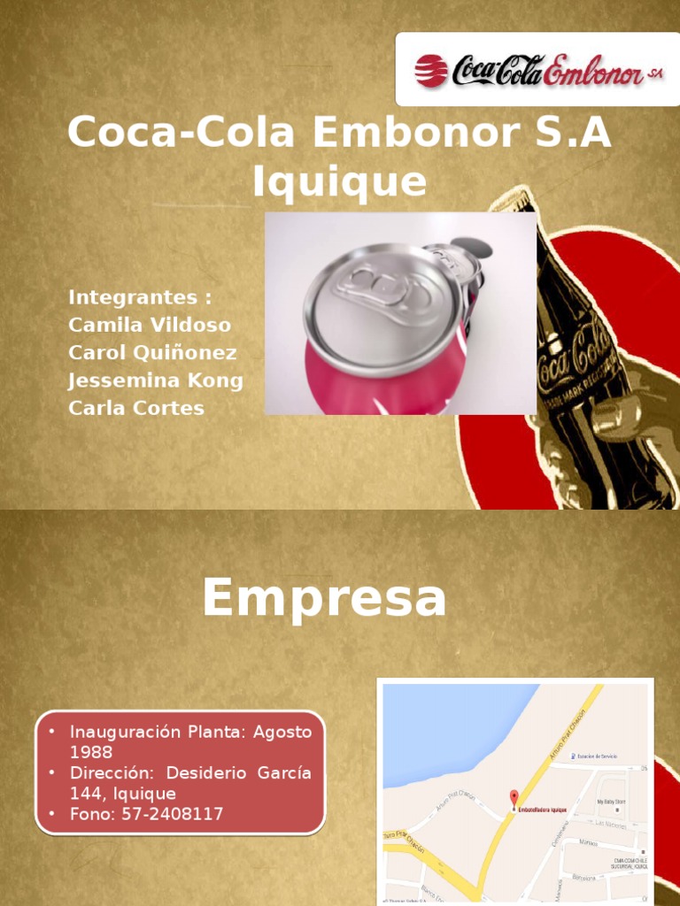 CocaCola Embonor S (2) Business Economias