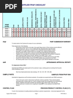 PPAP Full List of Elements Required | PDF
