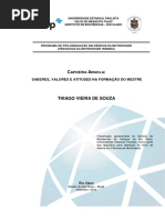 Capoeira Angola Saberes Valores e Atitudes Na Formação Do Mestre