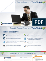 Tutorial Todo Ticket Manual - Abonos - Reversos