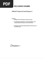 1998 AP Physics B & C Exams