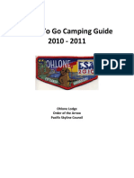 Where To Go Camping Guide 2010 - 2011: Ohlone Lodge Order of The Arrow Pacific Skyline Council