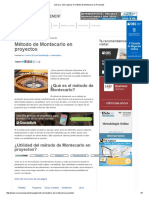 Qué Es y Cómo Aplicar El Método de Montecarlo en Proyectos PDF