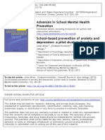 School-based prevention of anxiety and depression