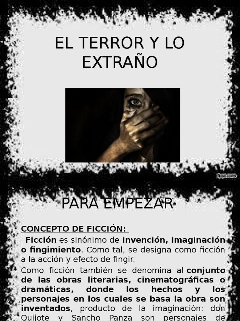 El Terror y Lo Extraño | PDF | Drácula | Temor