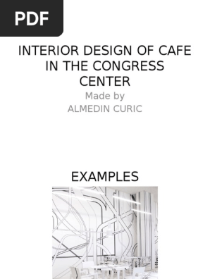Interior Design of Cafe in the Congress Center