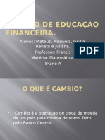 Projeto de Educação Financeira