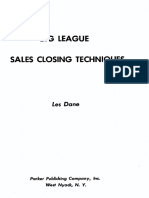 Big League Sales Closing Techniques