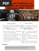 Crisis Del Porfiriato y El Estallido de La