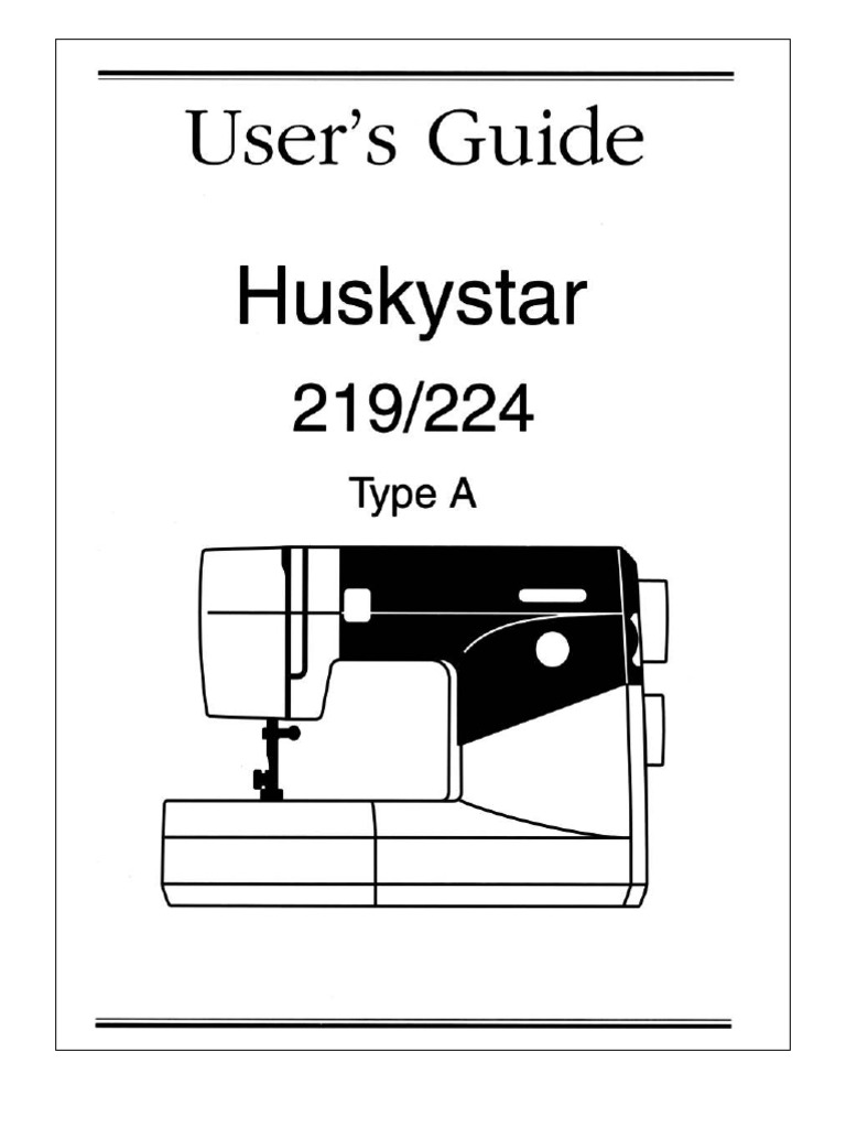Huskystar 219 Manual