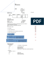 Structural Calculation Stability Analysis of Weir Sidewall