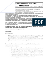 Examen Final CII 2016 PDF