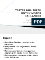 Starter Dua Speed Untuk Motor Dahlander
