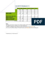 Excel Lista de Materiais