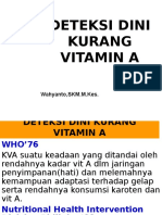 Sdeteksi Dini Kurang Vitamin A