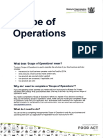 Scope of Operations