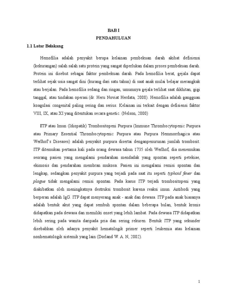 Hemofilia Dan Itp 2