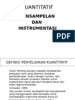 Pensampelan Dan Instrumen