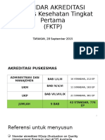 Standar Dan Instrument Akreditasi FKTP, Tarakan 28 Sept 2015