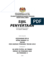 Sijil Penyertaan Bola Sepak Bawah 12