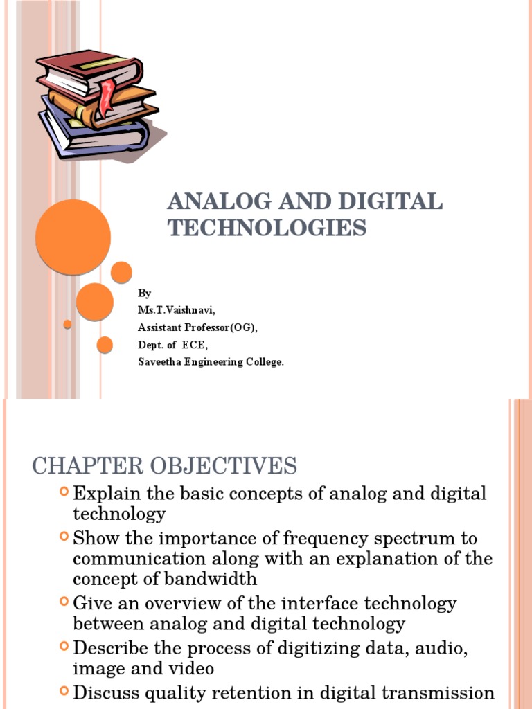 Analog vs Digital Technologies Explained | PDF | Telecommunication ...