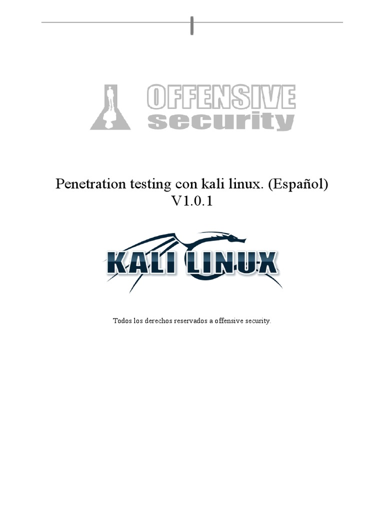 Kali linux español